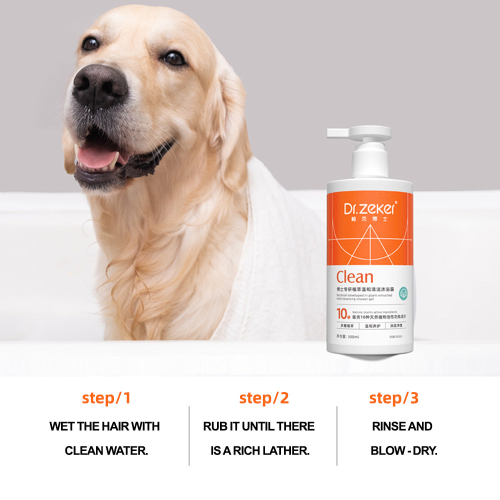 Doctoral-developed in plant-extracted mild cleansing shower gel(for dogs)