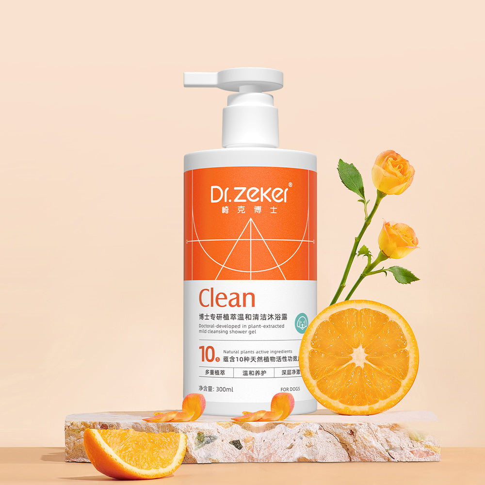 Doctoral-developed in plant-extracted  mild cleansing shower gel（for dogs）